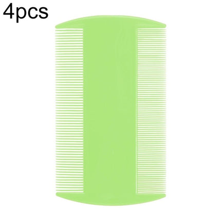 4pcs Pet Comb Double - Sided Comb Dog Cleaning Supplies Cat Comb Pet Grooming Supplies, White, Light Blue, Green, Dark Blue, Orange, Purple - DealBuddy