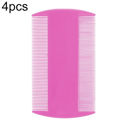 4pcs Pet Comb Double - Sided Comb Dog Cleaning Supplies Cat Comb Pet Grooming Supplies, White, Light Blue, Green, Dark Blue, Orange, Purple - DealBuddy