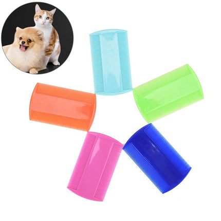 4pcs Pet Comb Double - Sided Comb Dog Cleaning Supplies Cat Comb Pet Grooming Supplies, White, Light Blue, Green, Dark Blue, Orange, Purple - DealBuddy