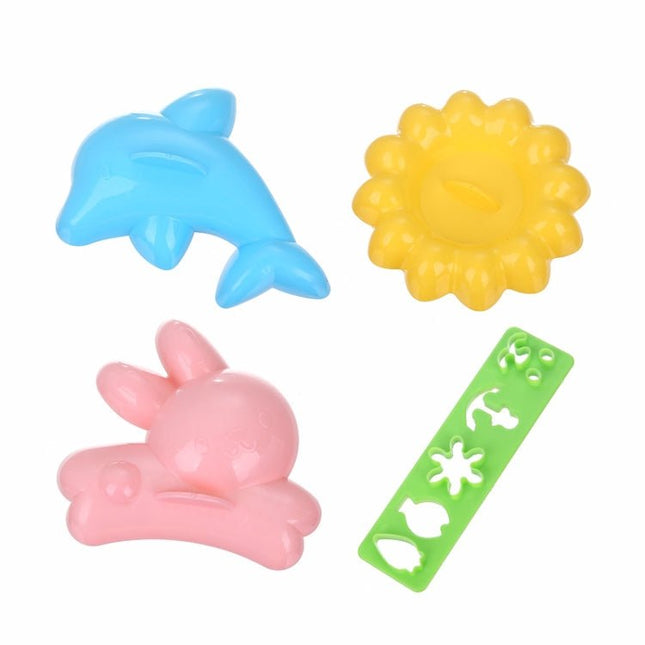 4pcs/Set Rabbit Dolphin Rice Sushi DIY Mold - DealBuddy