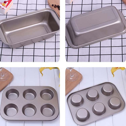 5 in 1 Cake Mould Pizza Bakeware Home Pastry Biscuit Bread Baking Tool Set - DealBuddy