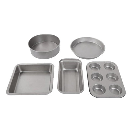 5 in 1 Cake Mould Pizza Bakeware Home Pastry Biscuit Bread Baking Tool Set - DealBuddy