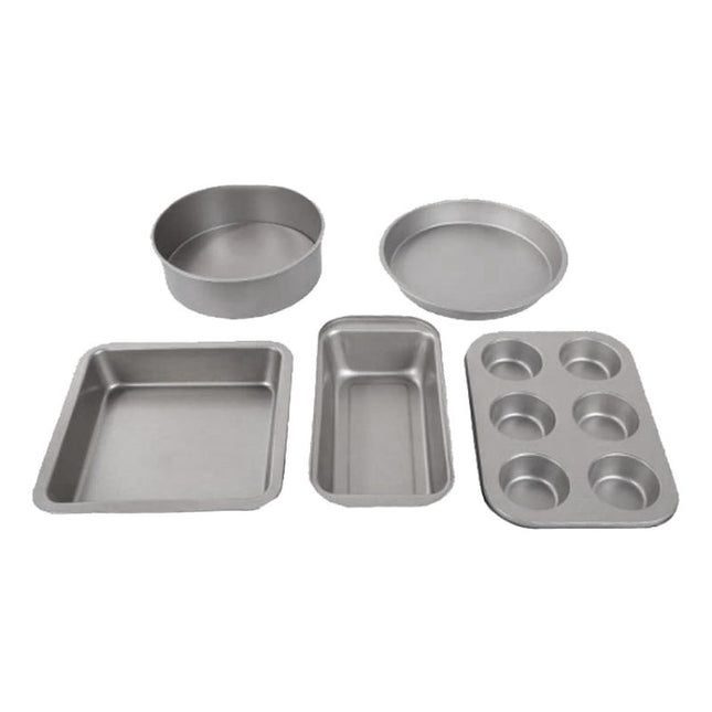 5 in 1 Cake Mould Pizza Bakeware Home Pastry Biscuit Bread Baking Tool Set - DealBuddy