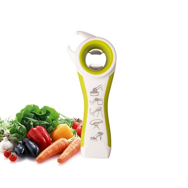 5 in 1 Multifunctional Plastic Bottle Opener Beer Opener Kitchen Tool - DealBuddy