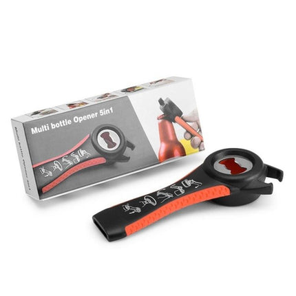 5 in 1 Multifunctional Plastic Bottle Opener Beer Opener Kitchen Tool - DealBuddy