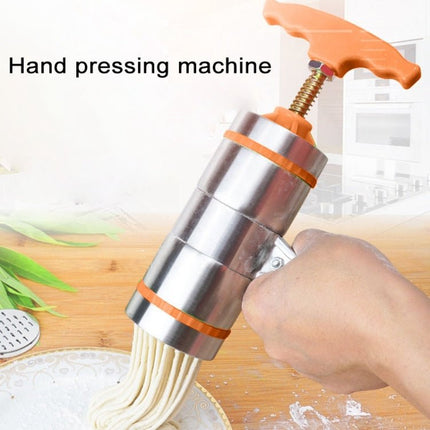 5 Molds Household Manually Small Stainless Steel Pressing Style Handhold Noodle Machine - DealBuddy