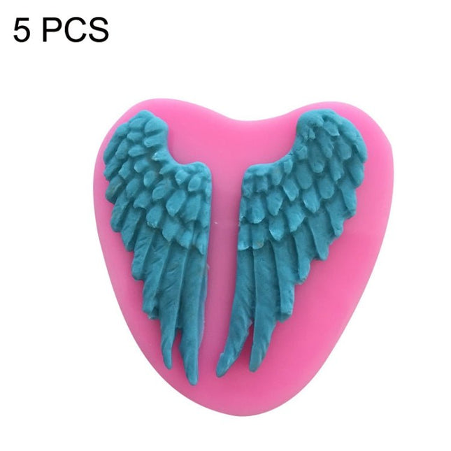 5 PCS Angel Wings Cake Silicone Mold Baking Tool - DealBuddy