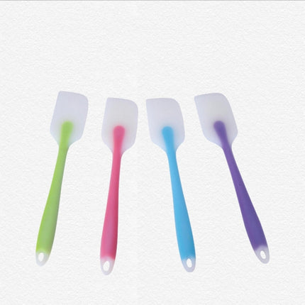 5 PCS Baking Tool Translucent Integrated High Temperature Resistance Cream Silicone Scraper Cake Spatula, Random Color Delivery - DealBuddy