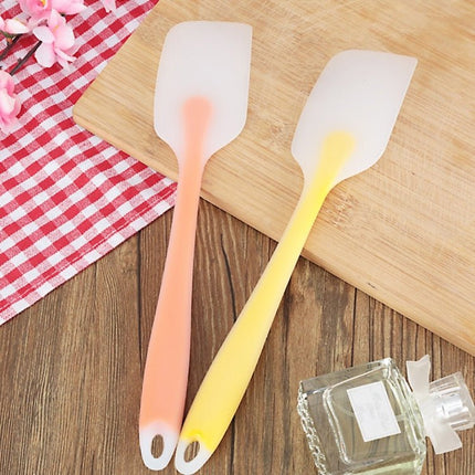 5 PCS Baking Tool Translucent Integrated High Temperature Resistance Cream Silicone Scraper Cake Spatula, Random Color Delivery - DealBuddy
