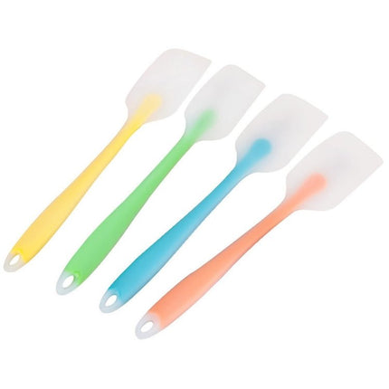 5 PCS Baking Tool Translucent Integrated High Temperature Resistance Cream Silicone Scraper Cake Spatula, Random Color Delivery - DealBuddy
