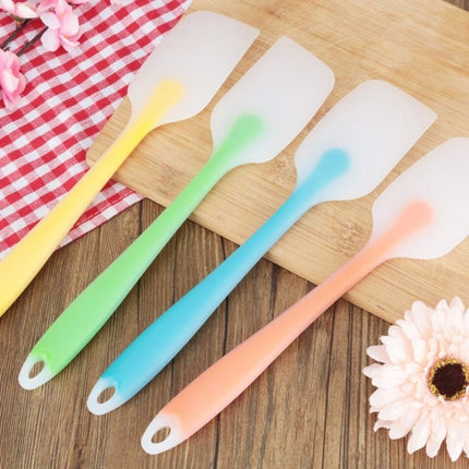 5 PCS Baking Tool Translucent Integrated High Temperature Resistance Cream Silicone Scraper Cake Spatula, Random Color Delivery - DealBuddy