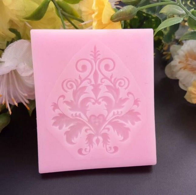 5 PCS European Style Lace Pattern Fondant Silicone Mold DIY Chocolate Cake Decoration Mold Baking Tools - DealBuddy