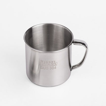 5 PCS Extra Thick 304 Stainless Steel Cup Children's Mouth Cup with Handle Cover Household adult Drinking Water Cup - DealBuddy
