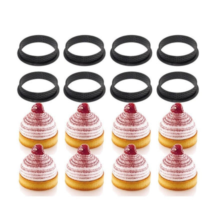 5 PCS Mousse Cake Ring Cheese Tower Ring Mousse Ring Baking Tool - DealBuddy