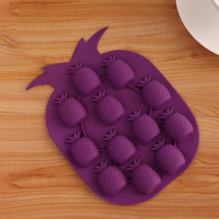 5 PCS Pineapple Creative Silicone Ice Tray Ice Maker Ice Mold, Random Color Delivery - DealBuddy