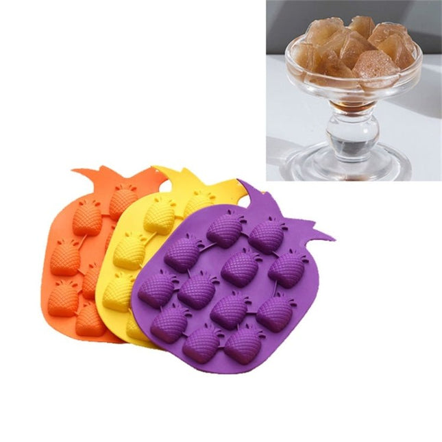 5 PCS Pineapple Creative Silicone Ice Tray Ice Maker Ice Mold, Random Color Delivery - DealBuddy