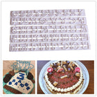 5 PCS Russian Letters Fondant Molds Embosser Sugar Craft Alphabet Moulds Cake Dessert Decor DIY Bakeware Tools - DealBuddy