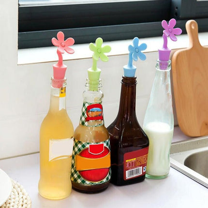 5 PCS Silicone Wine Stopper Flower Beer Stopper - DealBuddy