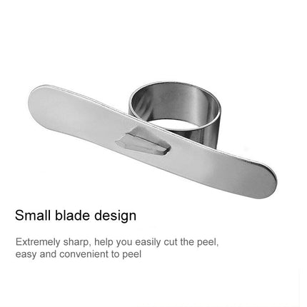 5 PCS Stainless Steel Finger Open Orange Peeler Parer Tool - DealBuddy