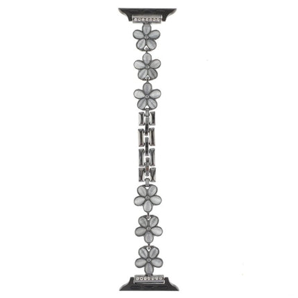 5-petaled Flower Zinc Alloy Chain Watch Band, For Apple Watch SE 40mm, For Apple Watch SE 44mm, For Apple Watch Series 6 40mm, For Apple Watch Series 6 44mm, For Apple Watch Series 5 44mm, For Apple Watch Series 5 40mm - DealBuddy