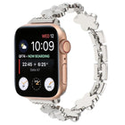 5-petaled Flower Zinc Alloy Chain Watch Band, For Apple Watch SE 40mm, For Apple Watch SE 44mm, For Apple Watch Series 6 40mm, For Apple Watch Series 6 44mm, For Apple Watch Series 5 44mm, For Apple Watch Series 5 40mm - DealBuddy