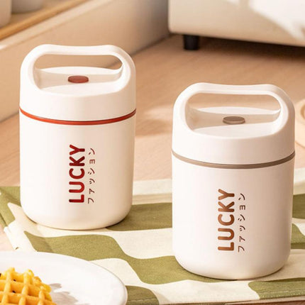 500ml 304 Stainless Steel Thermal Food Jar Vacuum Insulated Portable Soup Thermos, Oatmeal & Cereal Container For Breakfast - DealBuddy