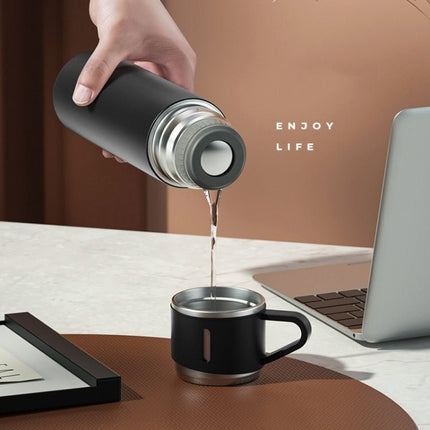500ml 304 Stainless Steel Thermos Cup Portable Business Tea Cup,Spec: - DealBuddy