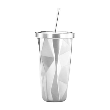 500ml Irregular Double Layer 304 Stainless Steel Sippy Cup - DealBuddy