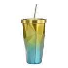 500ml Irregular Double Layer 304 Stainless Steel Sippy Cup - DealBuddy