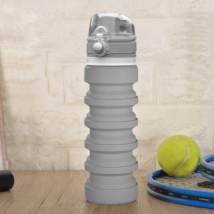 500mL Outdoor Travel Silicone Foldable Kettle Telescopic Cup Sports Drinking Bottle - DealBuddy
