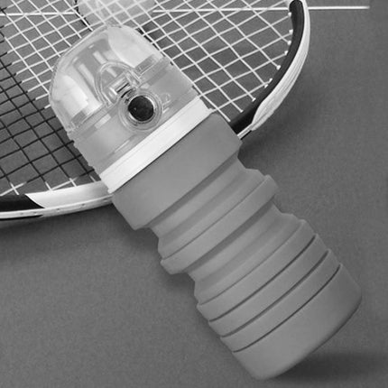 500mL Outdoor Travel Silicone Foldable Kettle Telescopic Cup Sports Drinking Bottle - DealBuddy