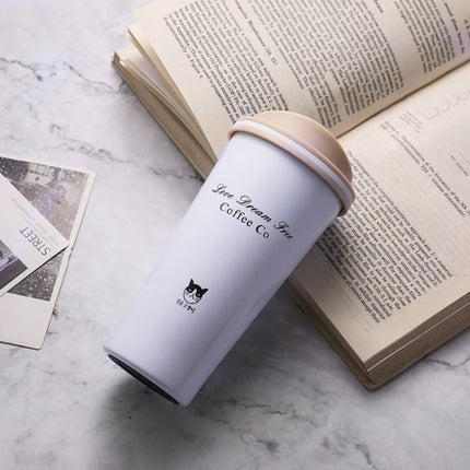 500ML Portable Stainless Steel Creative Gift Coffee Cup Office Vacuum Thermos Mug - DealBuddy