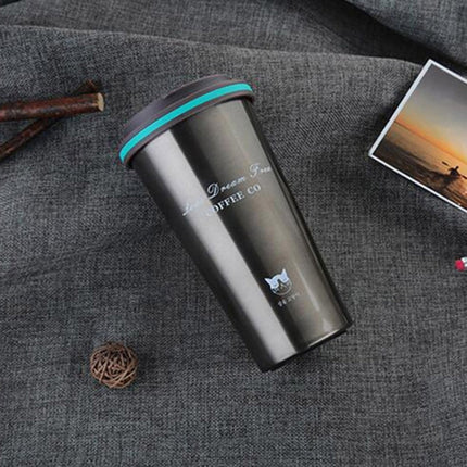 500ML Portable Stainless Steel Creative Gift Coffee Cup Office Vacuum Thermos Mug - DealBuddy