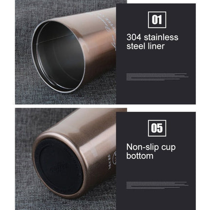 500ML Portable Stainless Steel Creative Gift Coffee Cup Office Vacuum Thermos Mug - DealBuddy