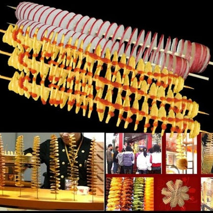 528 - 1 Manual Twisted Potato Cutter,Potato Chips Slicer,High Quality French Fry Cutter - DealBuddy