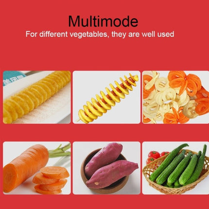 528 - 6 Popular Tornado Potato Slicer Manual Twist Spiral Potato Cutter Whirlwind Potatoes Machine Potato Vegetables Tools - DealBuddy