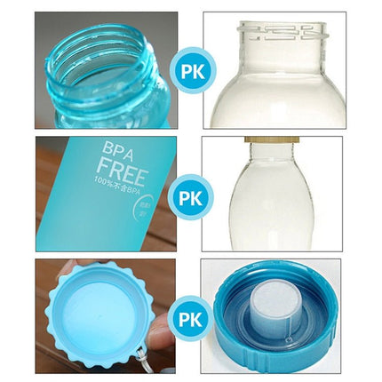 550ml Frost Leak - proof Plastic Portable Soda Bottle Sealed Simple Student Handy Beverage Bottle - DealBuddy