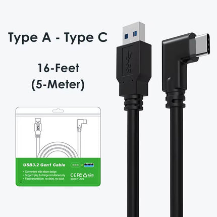 5M USB 3.2 Type - C Link Cable – Charging & Data for Oculus Quest 2 VR - DealBuddy