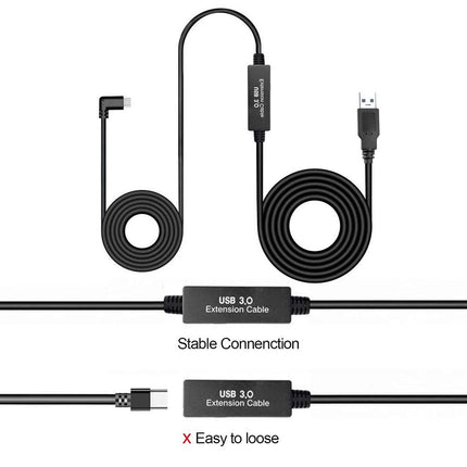 5M USB 3.2 Type - C Link Cable – Charging & Data for Oculus Quest 2 VR - DealBuddy