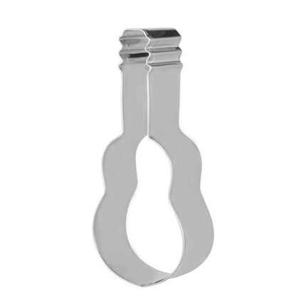 5pcs Guitar Shape Baking Biscuit Mold Stainless Steel Fondant Mousse Circle - DealBuddy