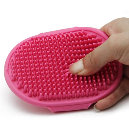 5pcs Pet Bathing Massage Brush For Dogs Cleaning And Beauty Tools, Yellow, Blue, Green, Rose Red, Black - DealBuddy