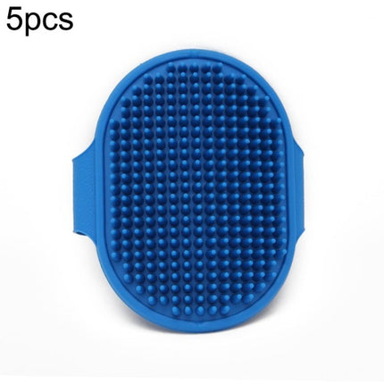 5pcs Pet Bathing Massage Brush For Dogs Cleaning And Beauty Tools, Yellow, Blue, Green, Rose Red, Black - DealBuddy