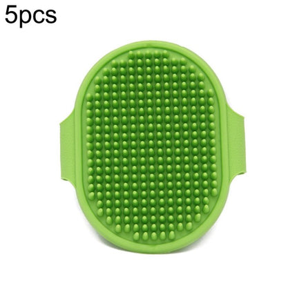 5pcs Pet Bathing Massage Brush For Dogs Cleaning And Beauty Tools, Yellow, Blue, Green, Rose Red, Black - DealBuddy