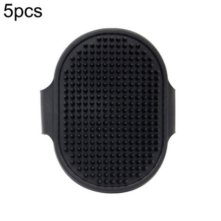 5pcs Pet Bathing Massage Brush For Dogs Cleaning And Beauty Tools, Yellow, Blue, Green, Rose Red, Black - DealBuddy