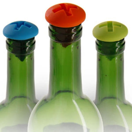 5pcs Screw Shape Red Wine Preservation Silicone Bottle Stopper Random Colour Delivery - DealBuddy