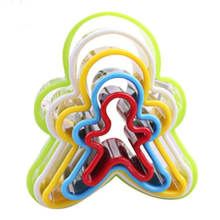 5pcs / Set Cookies Plastic Cake Mould Biscuit Plunger Forms DIY Baking Tools - DealBuddy