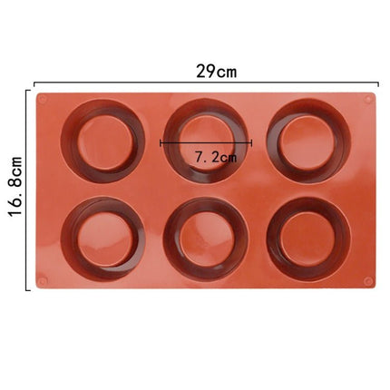 6 Cups Muffin Cake Cup Mold Baking Mold - DealBuddy