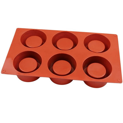 6 Cups Muffin Cake Cup Mold Baking Mold - DealBuddy