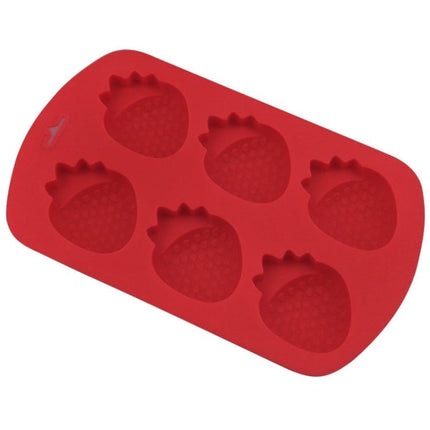 6 Grids Strawberry Silicone Cake Mold Baking DIY Chocolate Mould - DealBuddy