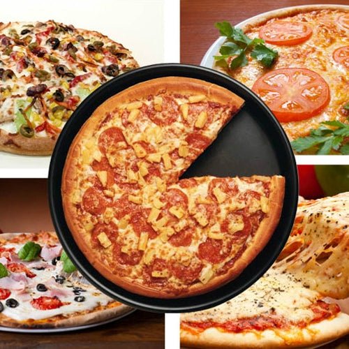 6 inch Round Non - stick Pizza Pan Baking Cooking Oven Tray, Size: 16.5 x 2.2cm - DealBuddy